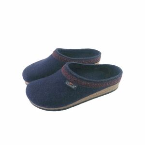 Stegmann Wool Navy Blue Slip-On Clogs Mens Size 9.5/10